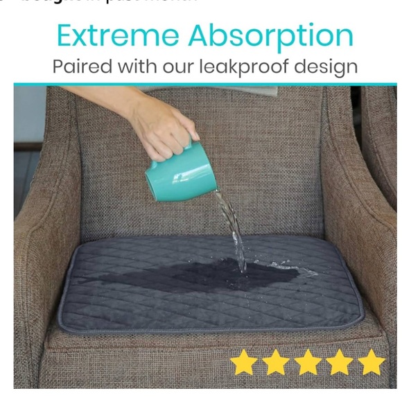 Bundle of 3 NEW Sures Premium Waterproof Chair Pads for Incontinence 22x21" - Picture 6 of 8
